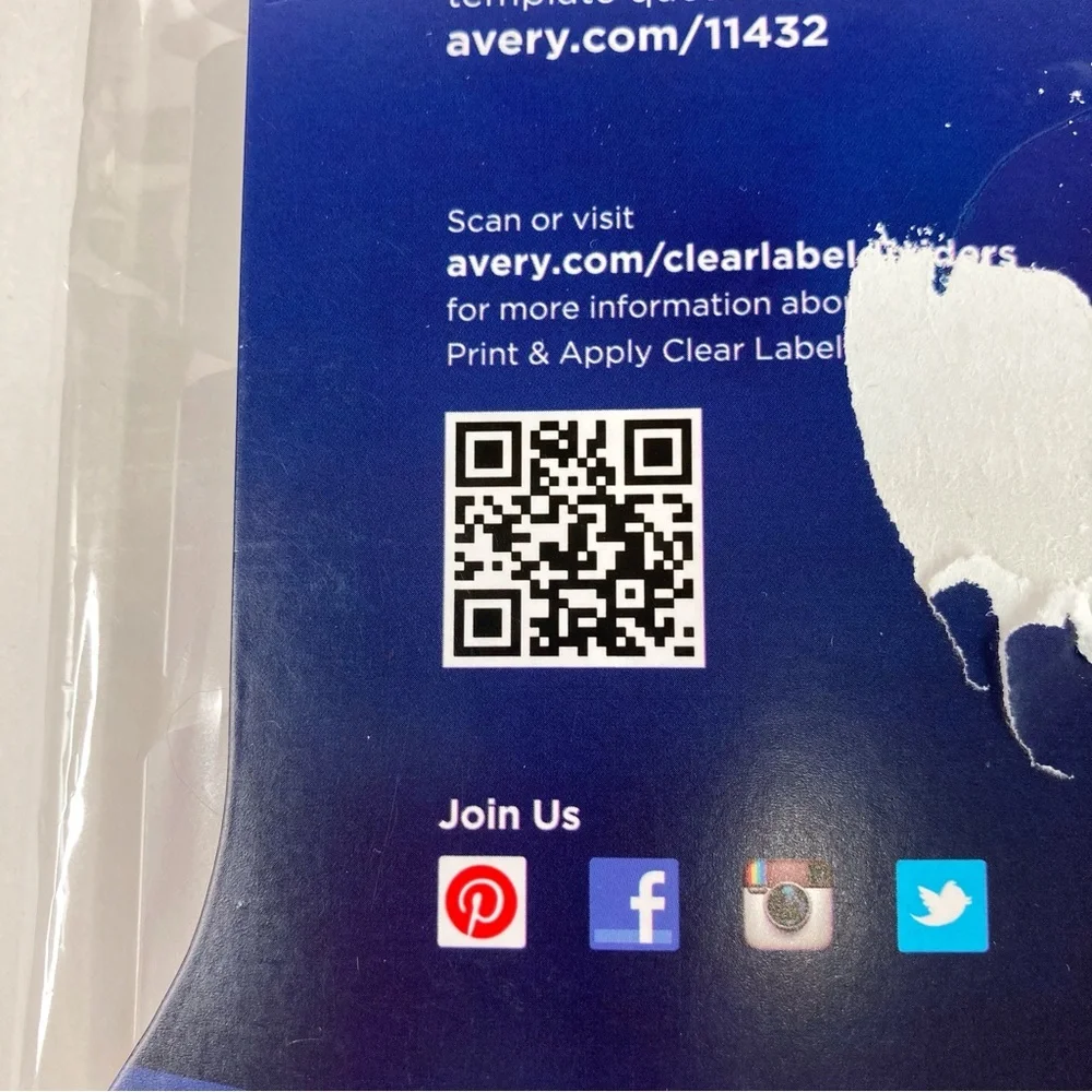 Avery Index Maker Print and Apply Label Dividers, 11432
